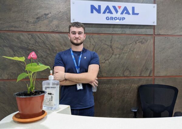 Arthur Hervouet chez Naval Group India