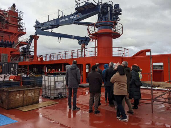 Visite du Zamakona Shipyard 