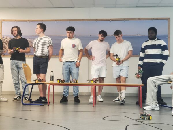 La course finale dans les couloirs